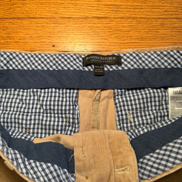 Banana Republic Men's Beige Corduroy Pants Size 30 - Picture 3 of 10